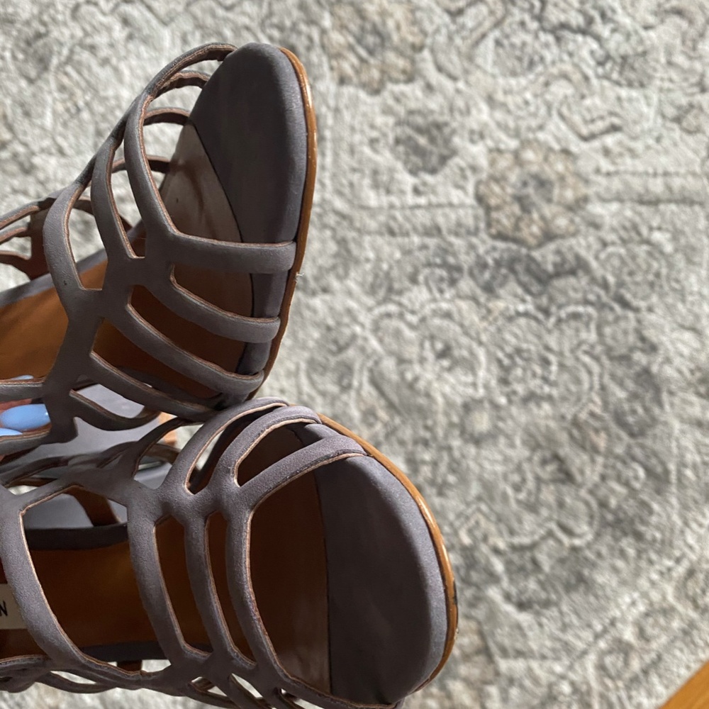 Steve Madden Slither Heel Sandal Leather - Picture 3 of 10